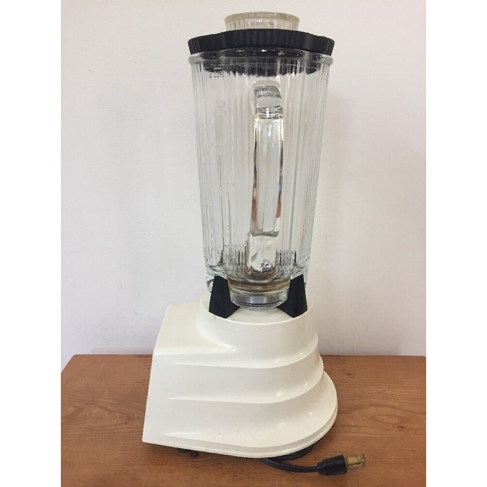 Vtg Waring Push Button Solid State Glass Blender Clover Leaf 1129 40oz 5 Cups - Picture 6 of 10